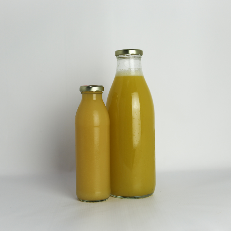 Cold-pressed 100% Lime Juice in a glass bottle
